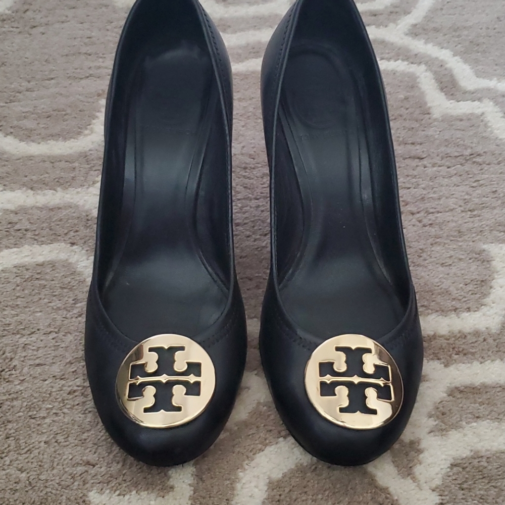Tory Burch wedge pumps